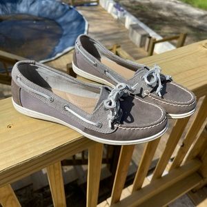 Sperry Topsider Angelfish Gray Sparkle Women’s 8